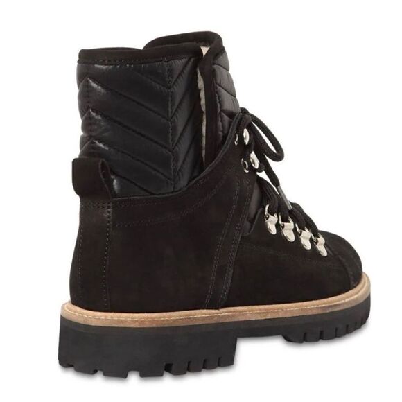Ganni Black Walking Boot with Sherpa Lining NWOB Size 36 - Picture 7 of 13